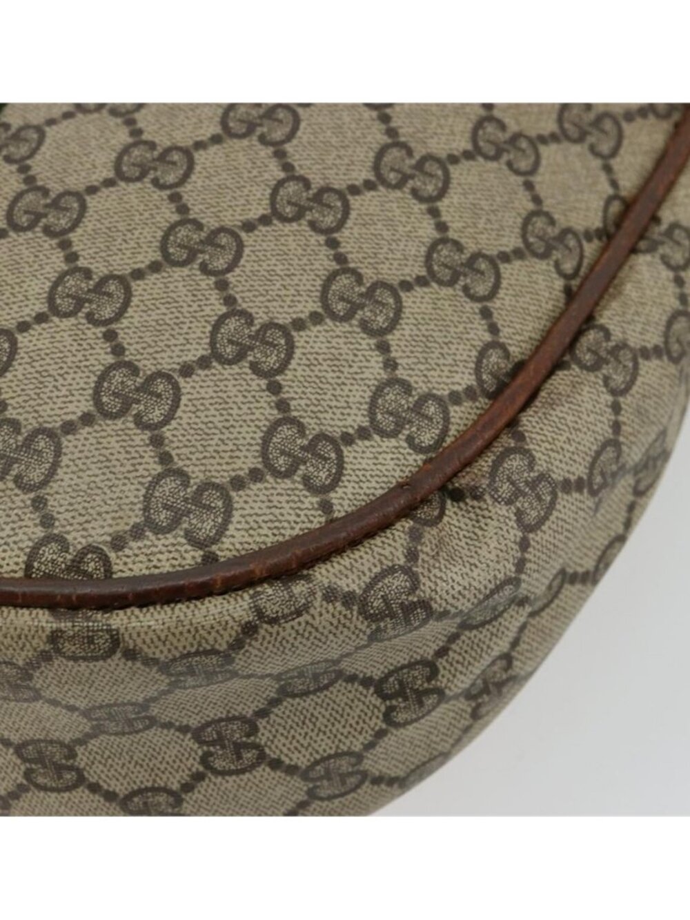 Authentic GUCCI GG Supreme Web Sherry Line Shoulder Bag Beige 10 02 008 - Picture 5 of 16